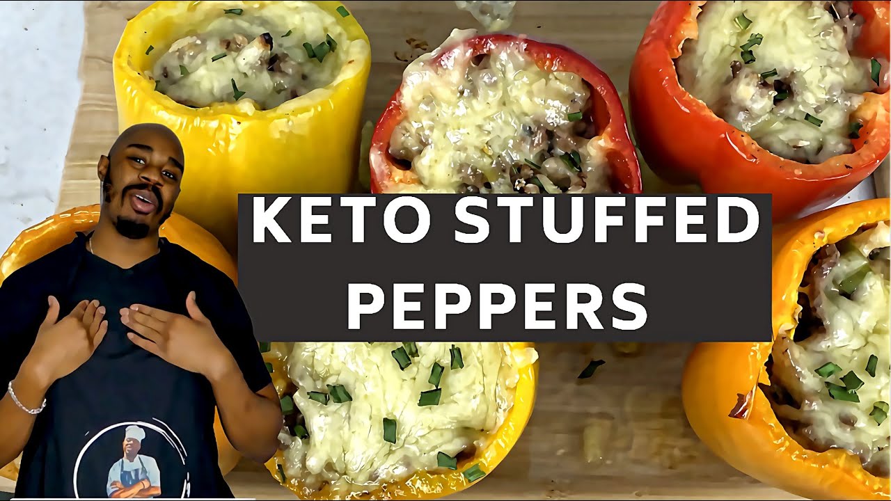 Keto Stuffed Peppers||Off Point Cooking