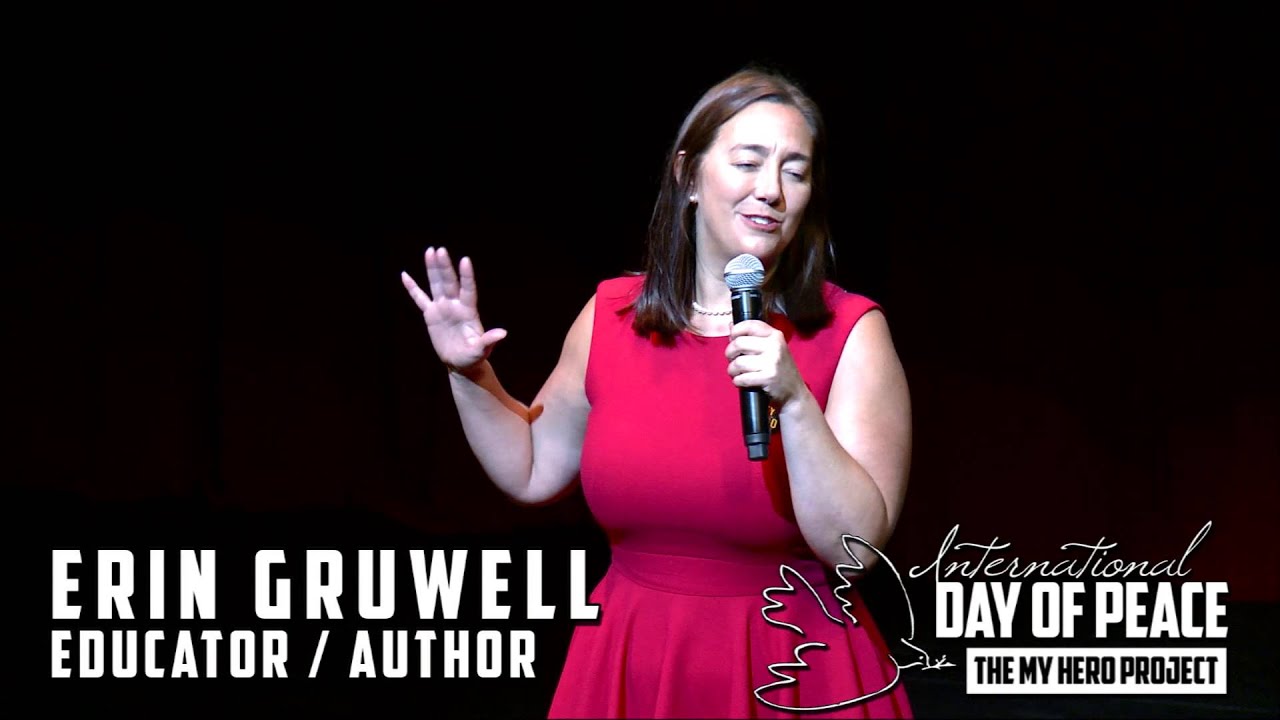 Erin Gruwell speaks at MY HERO's International Day of Peace Celebration