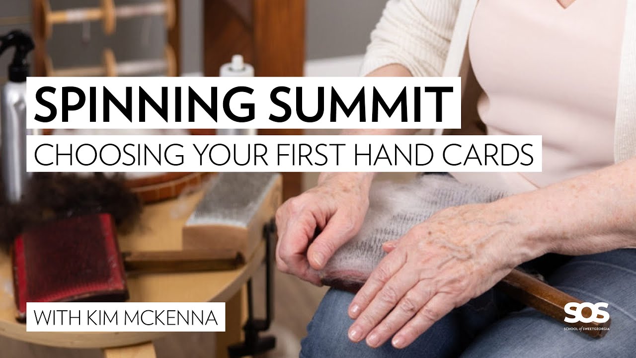Choosing your First Set of Hand Cards with Kim McKenna // Spinning Summit // School of SweetGeorgia