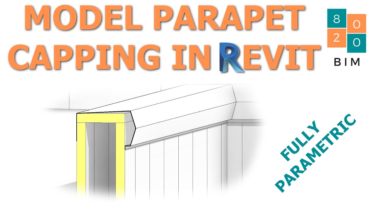 Как смоделировать парапетное ограждение в Revit