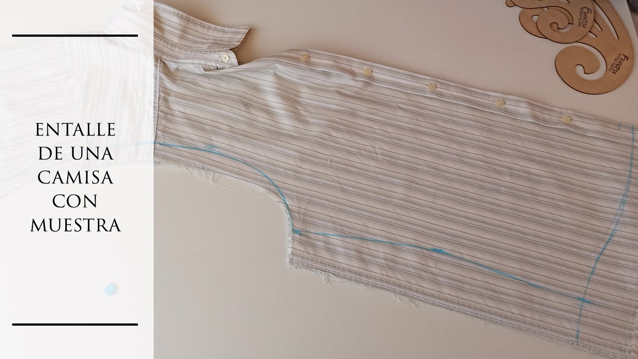 COMO REDUCIR UNA CAMISA DE HOMBRE ENTALLE COMPLETO