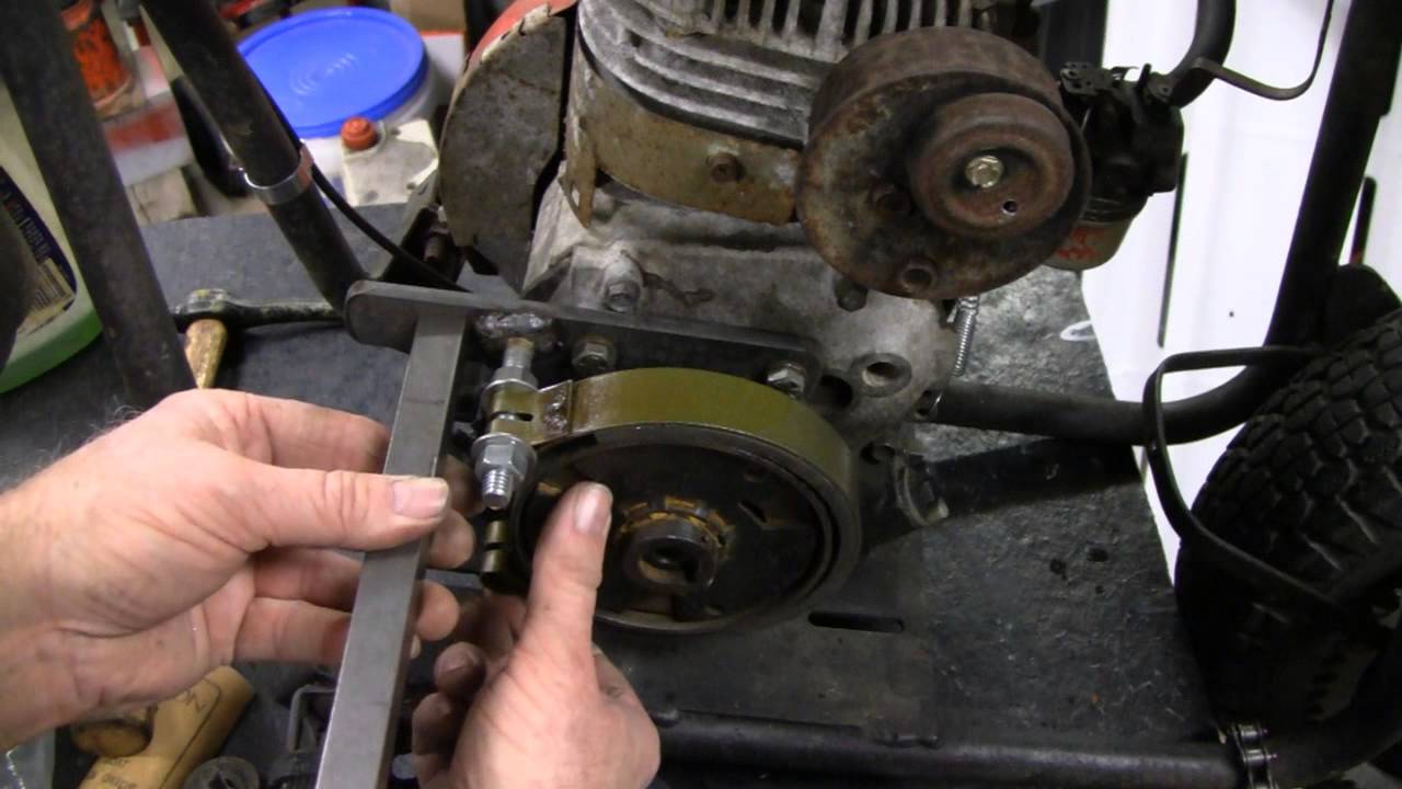 HOW TO MAKE A BAND BRAKE FOR MINI BIKE