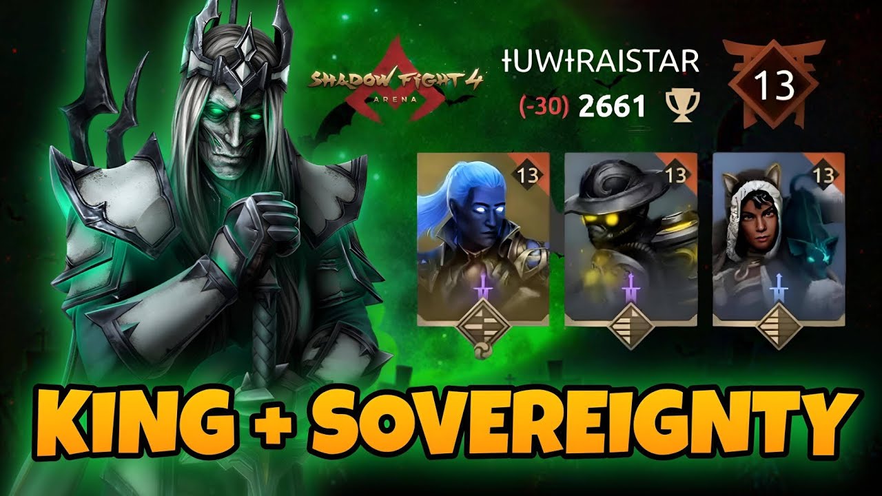 King + Sovereignty 👑✨ // Shadow Fight 4 Arena