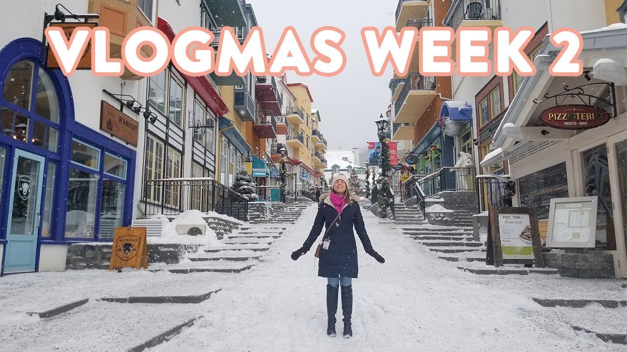 What I Eat in a Day Montreal Couples Ski Trip | VLOGMAS
