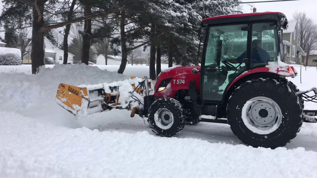 Tym t574 with ssta in 25cm of snow pt.2