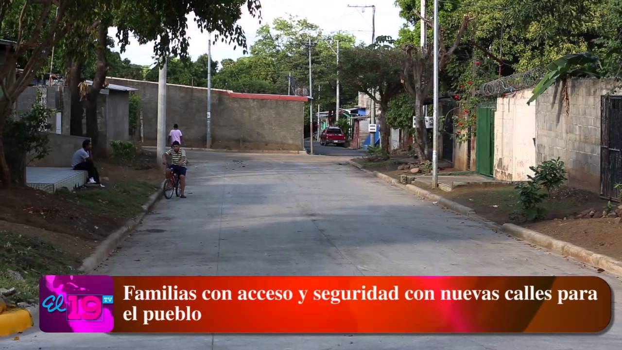 Familias con acceso y seguridad con nuevas calles para el pueblo