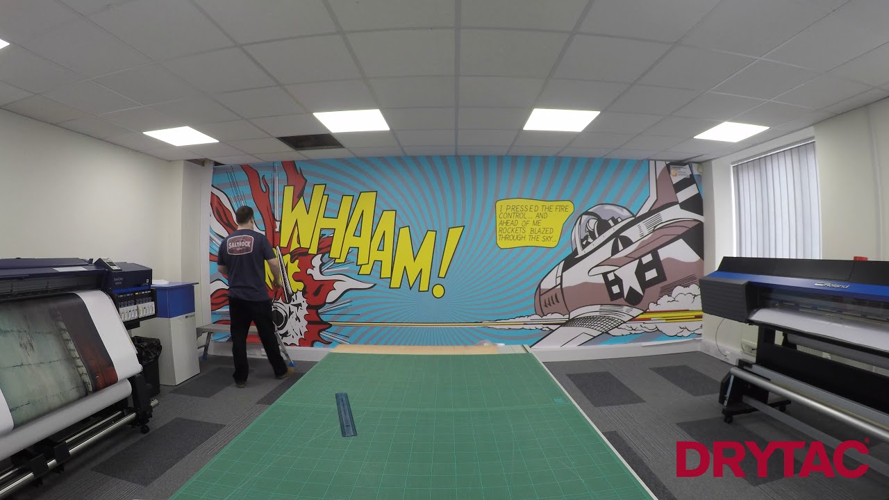 Drytac ReTac Wall Install