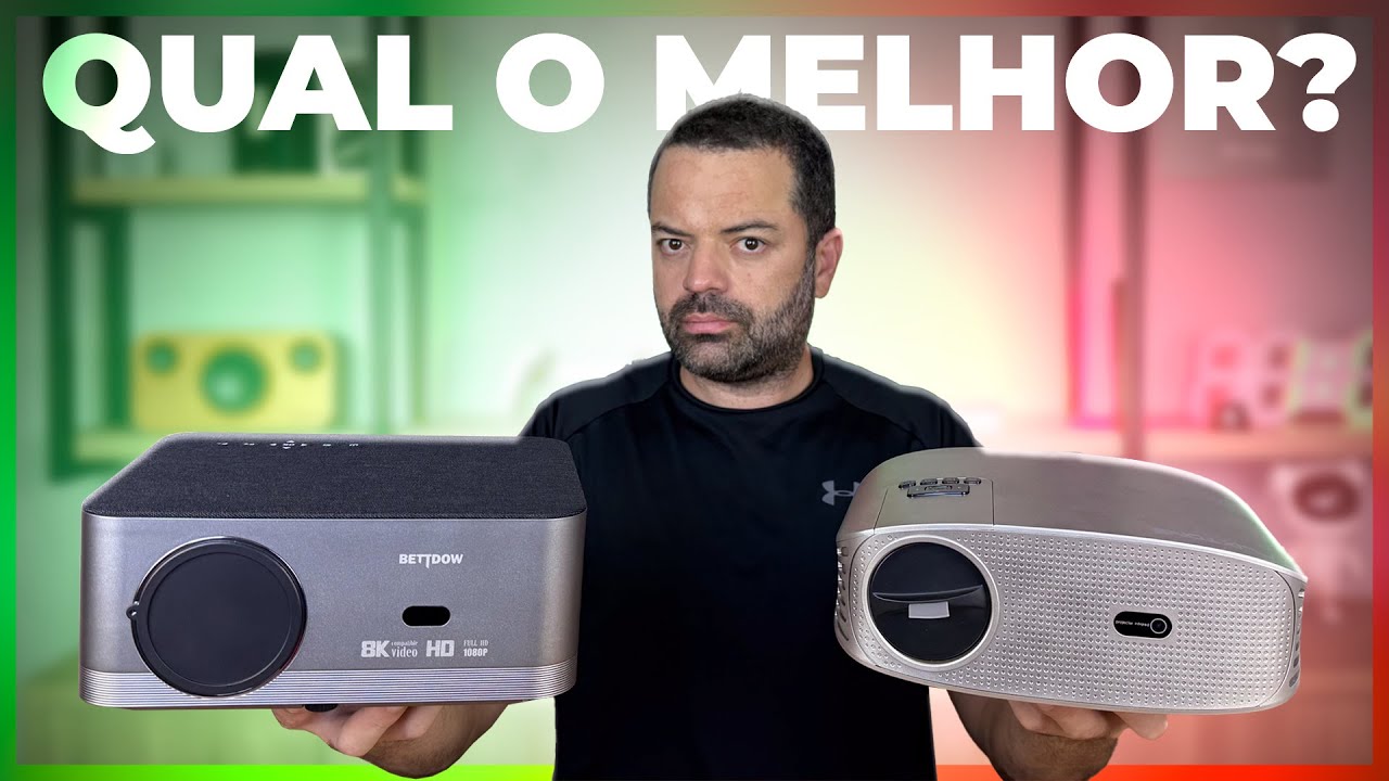 MENOS DE R$1.000: Qual o Melhor Projetor? Bettdow AC1041 vs FlixTone D8W