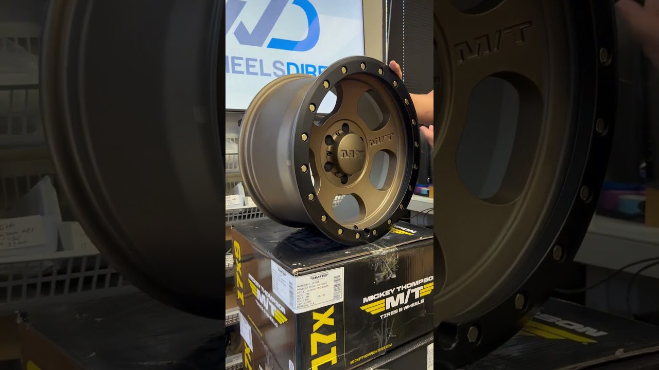 Mickey Thompson Wheels! Canyon Pro in the size 17x9 offset -12 bolt pattern 6x5.5 in bronze finish.