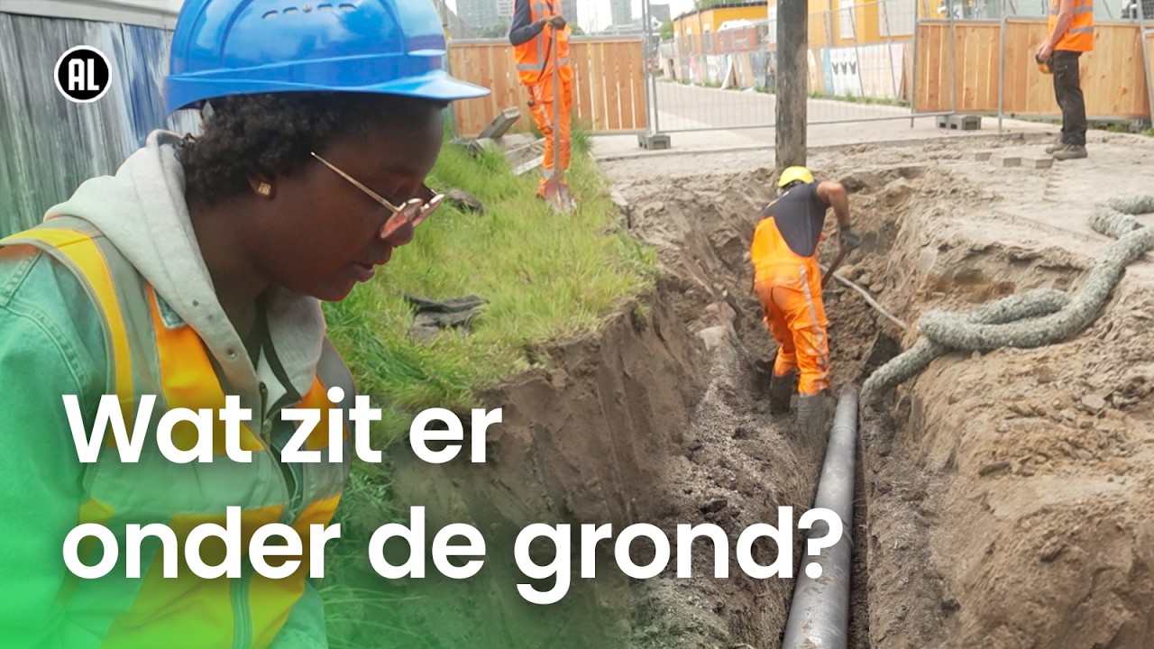 Hoe komen alle kabels en leidingen onder de grond?