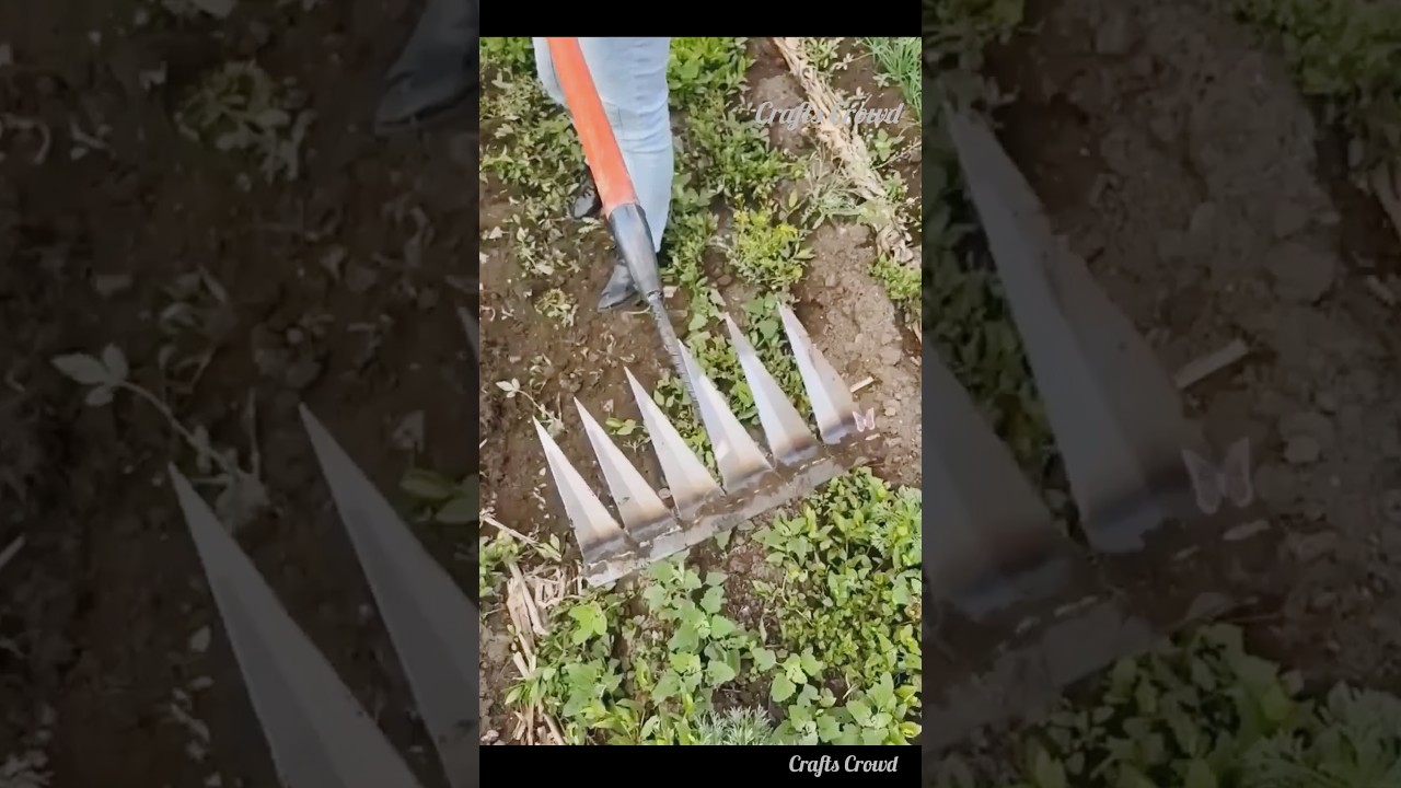 Teeth Carbon Steel Rake – Garden Weeding Made Easy