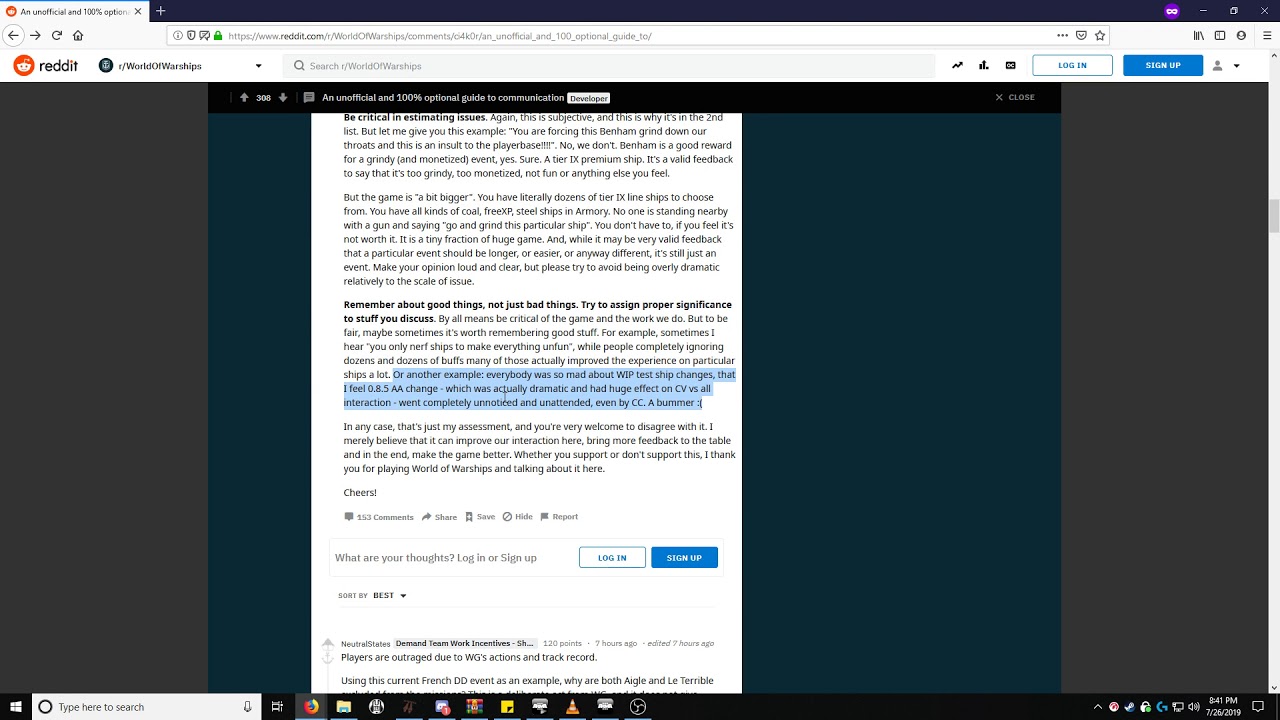 A response to Sub Octavian's wall of text.