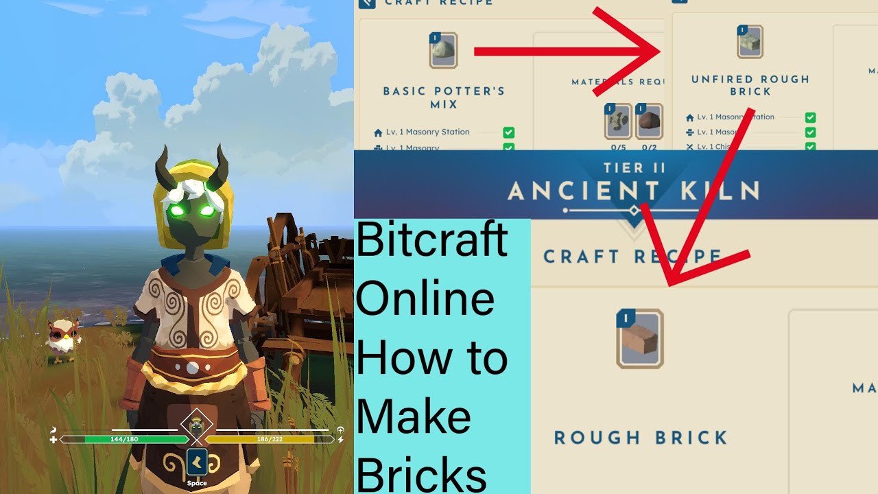 Bitcraft Online - How to make bricks