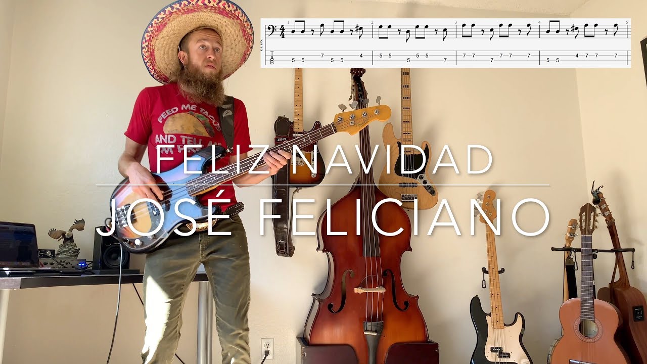 Mini Bass Lesson - Feliz Navidad - José Feliciano - Rusty Osborne