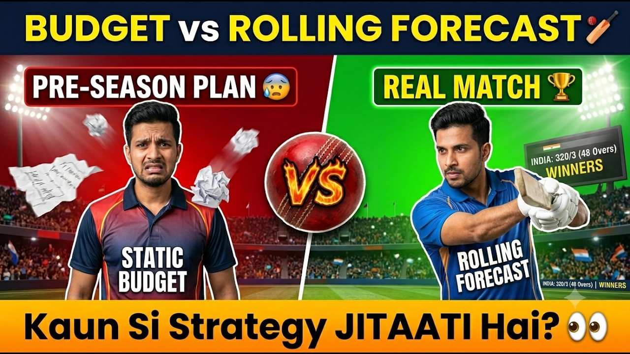 Budget New Year Resolution? 😂 | Rolling Forecast vs Static Budget | FP&A iStatic vs rolling forecast