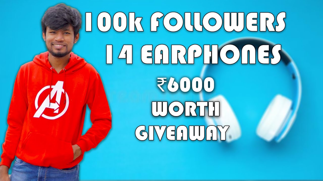 100K Special Giveaway Thank You Everyone Tamil Gamers
