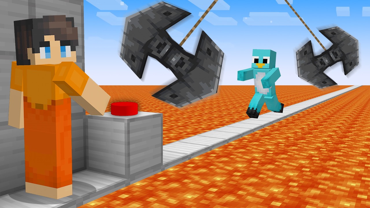 Смертельный забег в Minecraft!