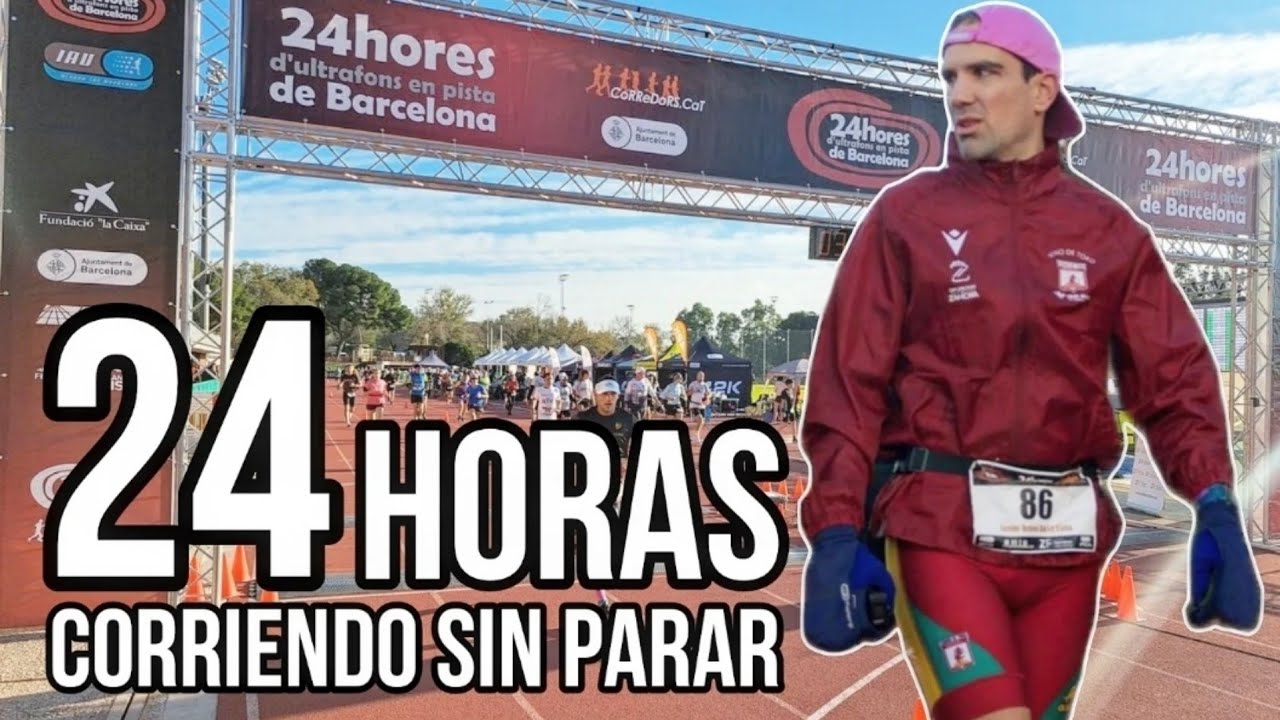 RETO 24 HORAS CORRIENDO SIN PARAR | CORRO EN UNA PISTA DE ATLETISMO DURANTE 24 HORAS EN BARCELONA