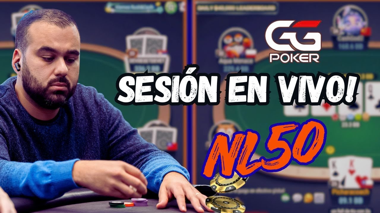 Sesión Explicando y Aplicando estrategias en NL50 GGPOKER Rush & Cash