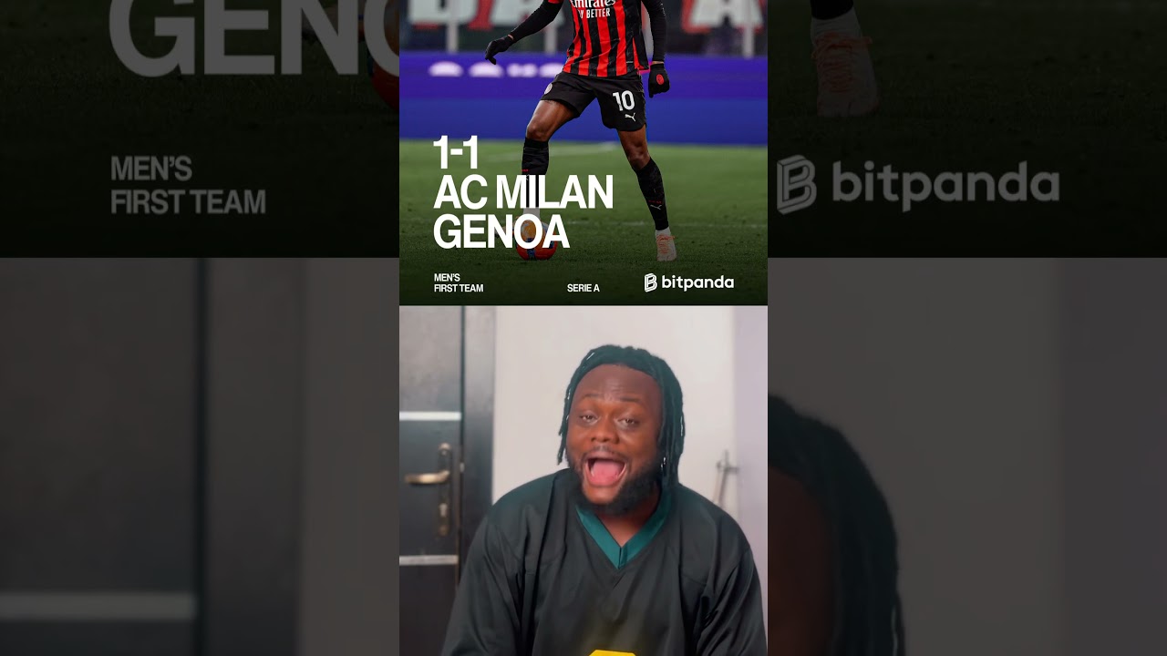 Ac milan should have done better against Genoa 