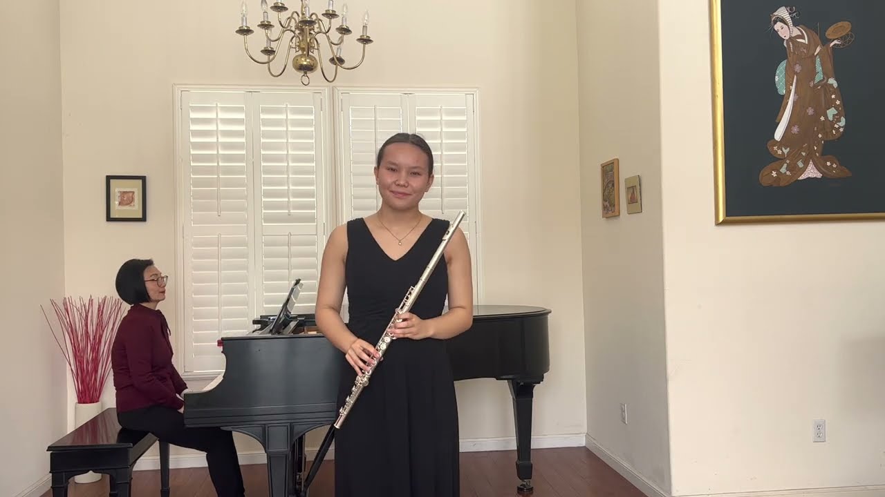 Sonata for Flute and Piano 1st Movement by Poulenc