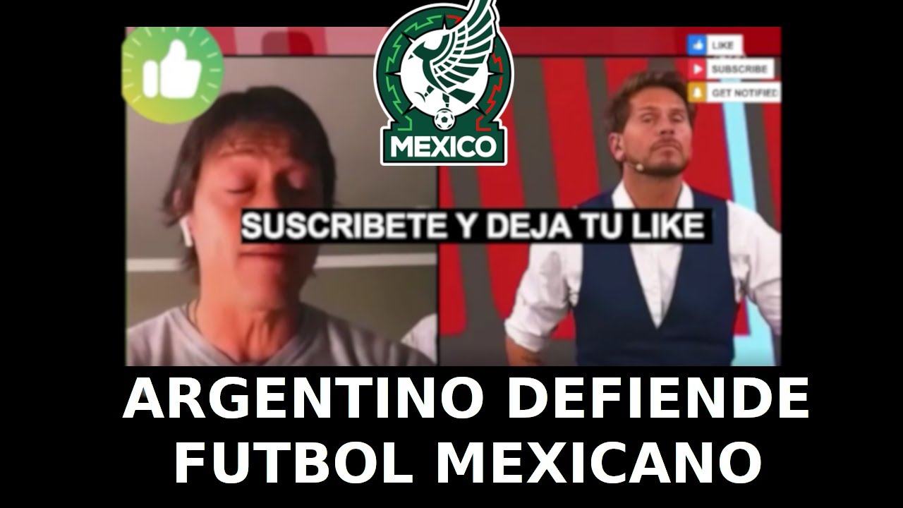 ARGENTINO DEFIENDE FUTBOL MEXICANO ANTE PRENSA ARGENTINA.....!!! MATIAS ALMEYDA