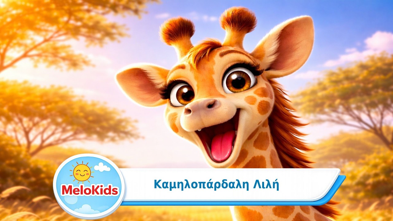 Λιλή η Καμηλοπάρδαλη 🦒| Παιδικά Τραγούδια με Ζωάκια | Melokids