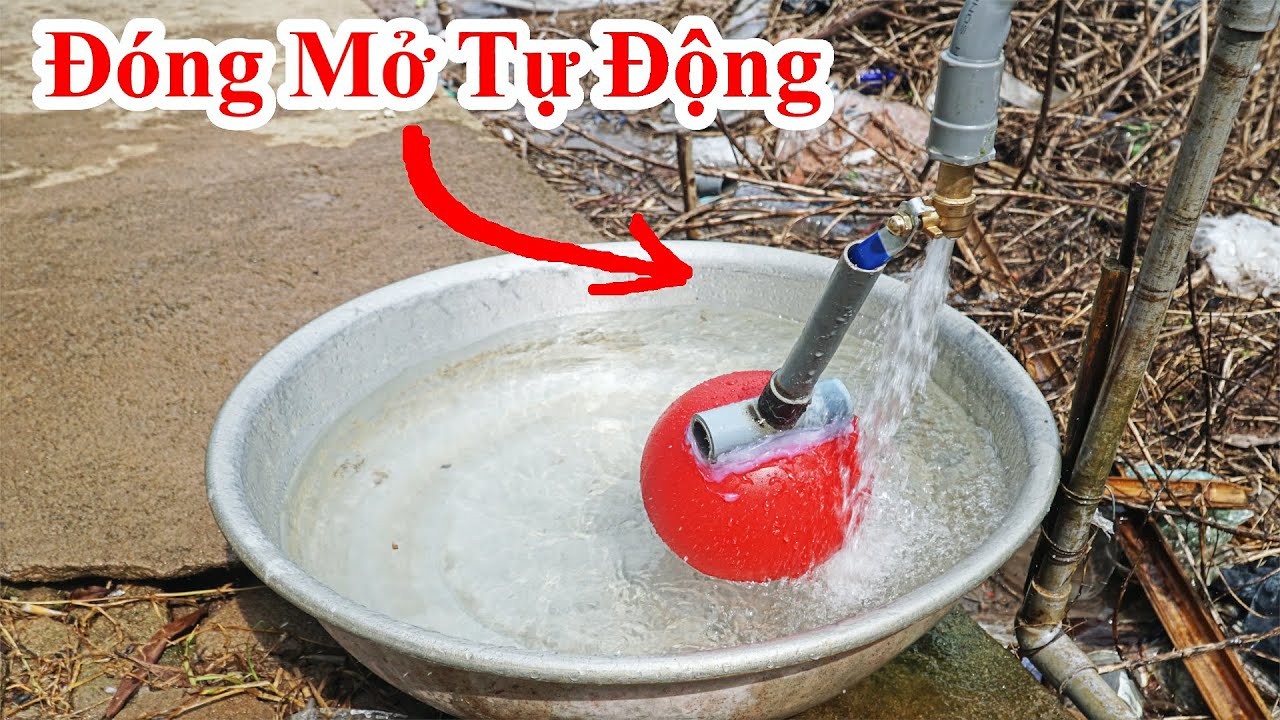 Cách Chế Van Tự Động Đóng Xả Nước Rất Đơn Giản / Hướng Dẫn Làm Van Nước Xả Tự Động . automatic drain