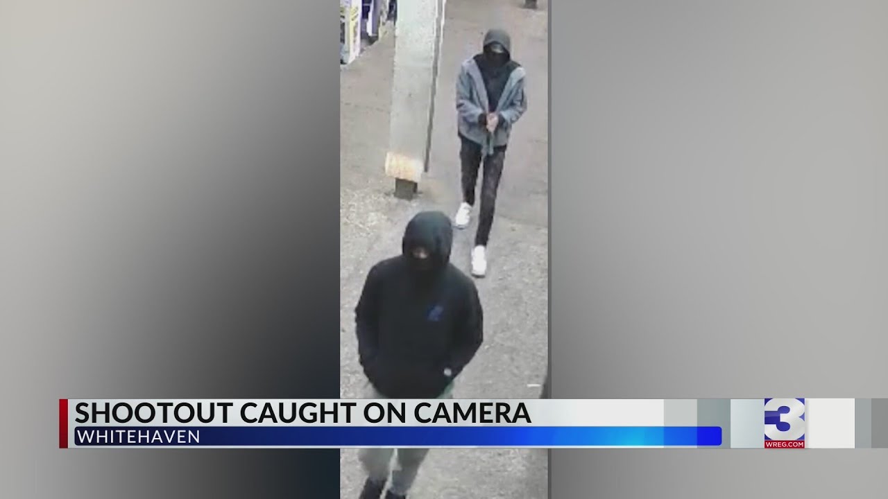 Shootout at Whitehaven convenience store caught on camera
