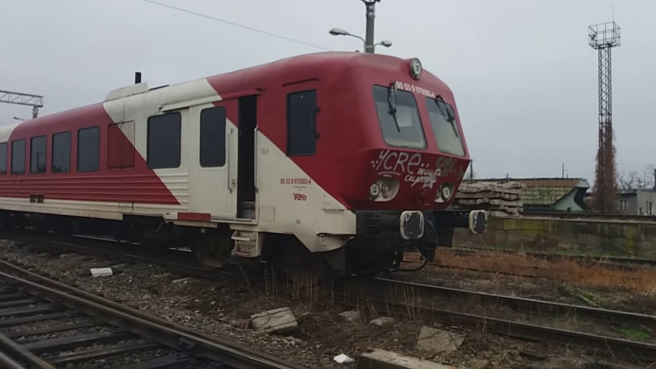 Trenurile Regio Călători lângă Gara de Nord din Timișoara