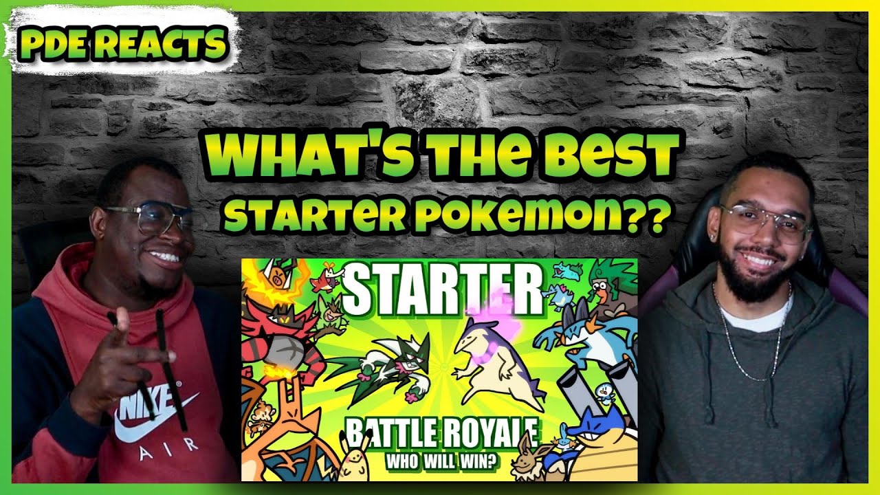 PDE Reacts | Starter Pokemon Battle Royale 