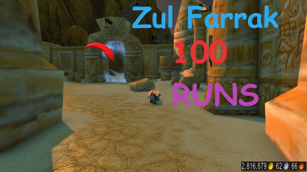 I Farmed Zul Farrak 100 Times! This is the results!