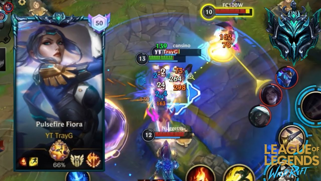 WILD RIFT FIORA VS YASUO | TOP 50 Fiora gameplay