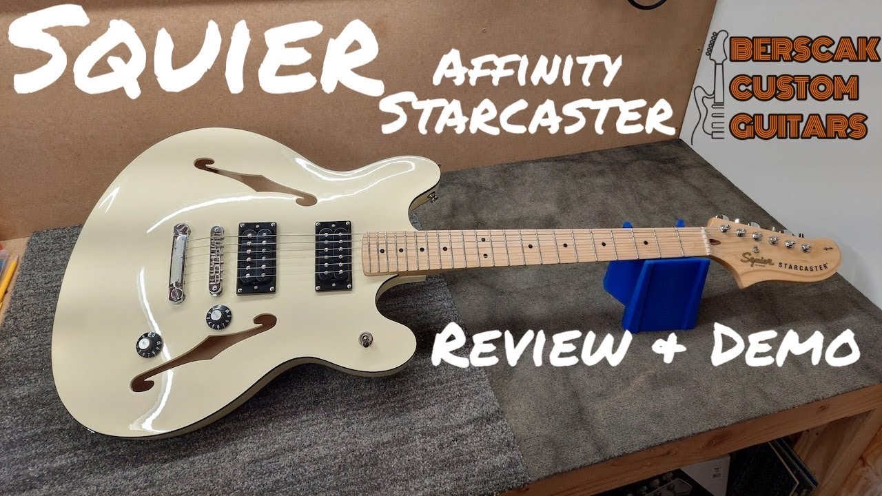 Squier Affinity Starcaster Review & Demo - Berscak Custom Guitars