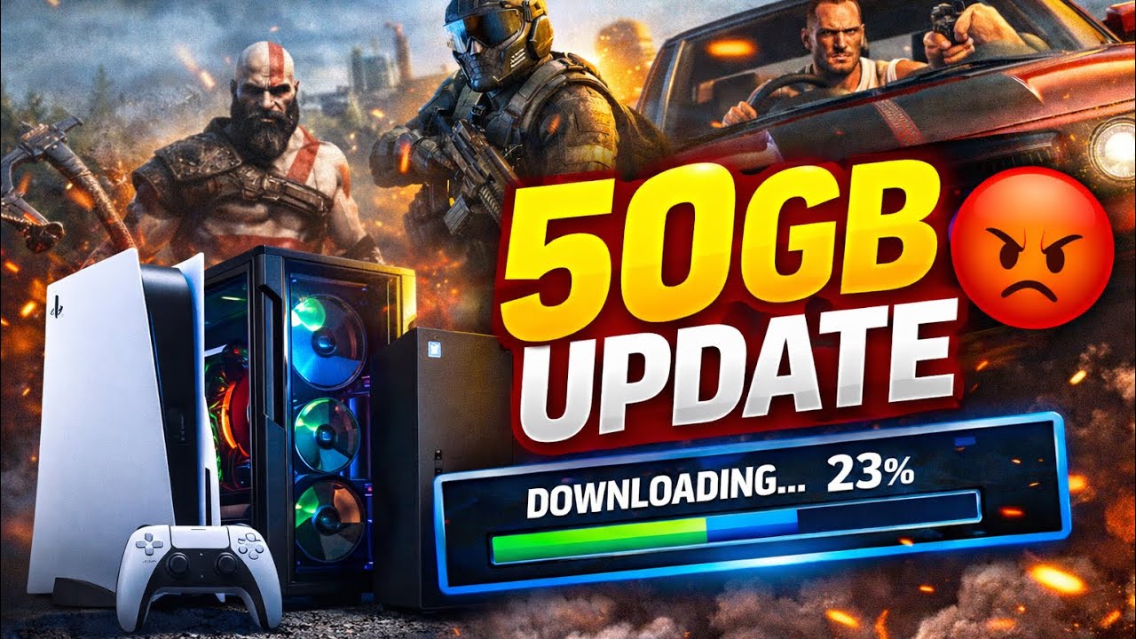 Game Khelne Se Pehle Hi 50GB Update 😡 | Isliye Aaj Gaming Mein Maza Nahi Raha