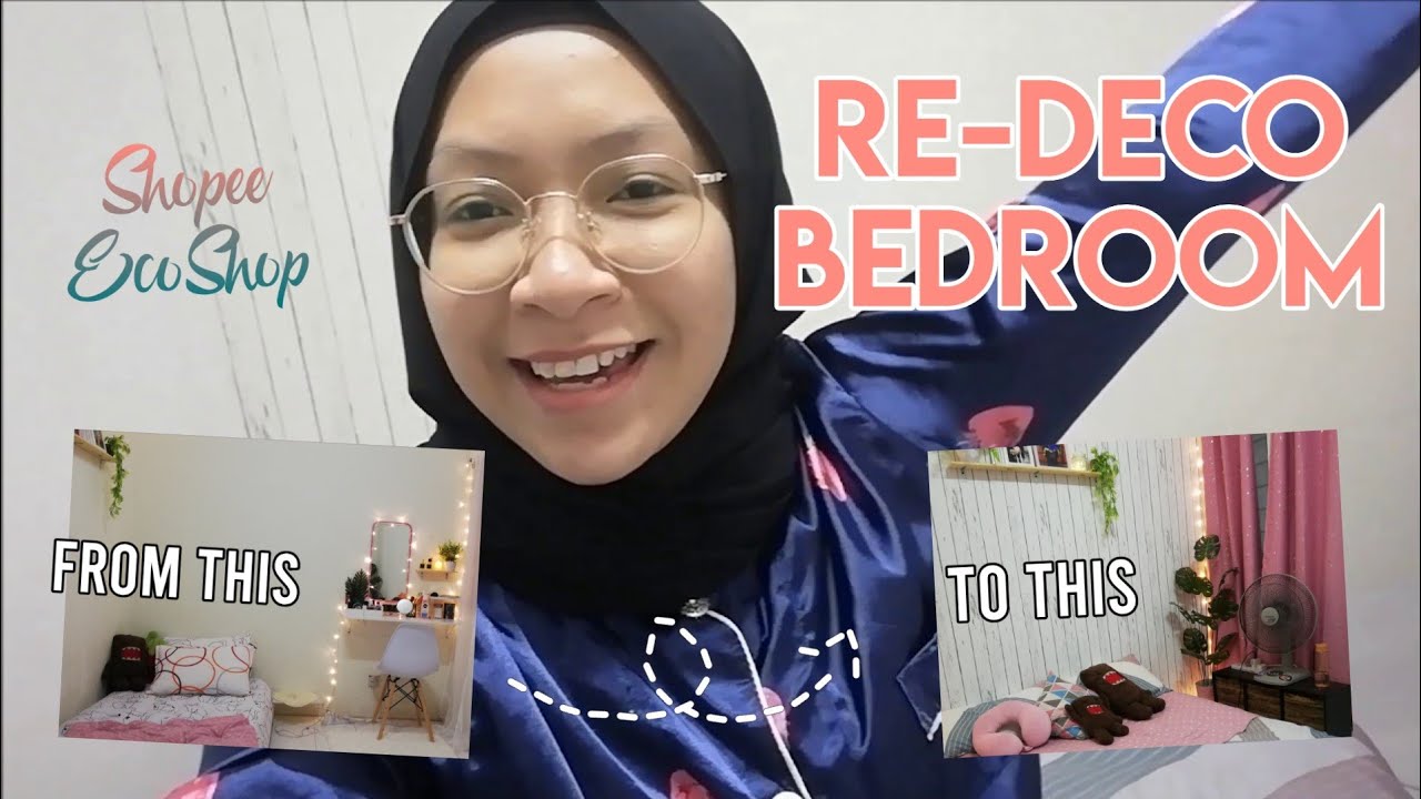Make My House - Ep1 | Re-deco Bilik Tidur | DIY EcoShop & Shopee | Minimalist | Budget Friendly