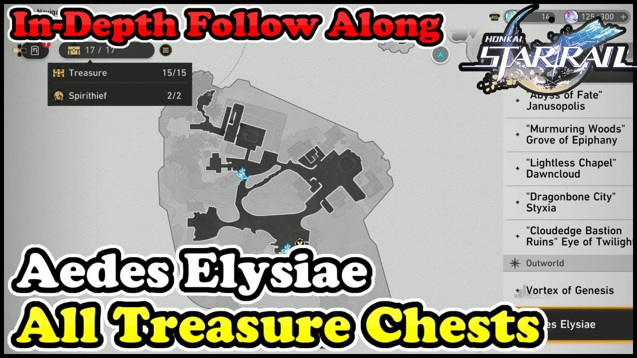 Honkai Star Rail Aedes Elysiae All Chest Locations & Spirithief Location