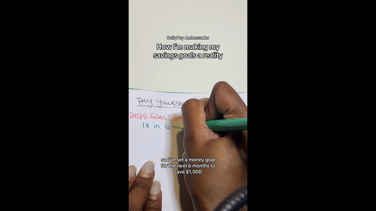 How I&rsquo;m making my savings goals a reality.