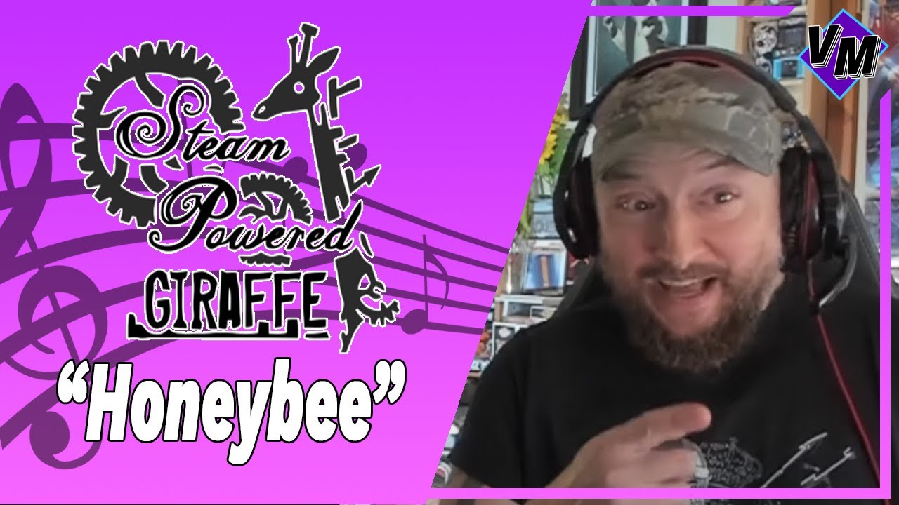STEAM POWERED GIRAFFE HONEYBEE MUSIC VIDEO / BEST PANTOMIME ROBOT BAND I'VE SEEN!