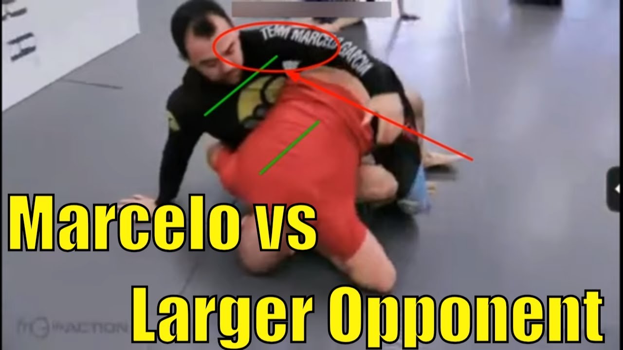 Conceptual BJJ Narrated - Marcelo Garcia vs Bigger Opponent