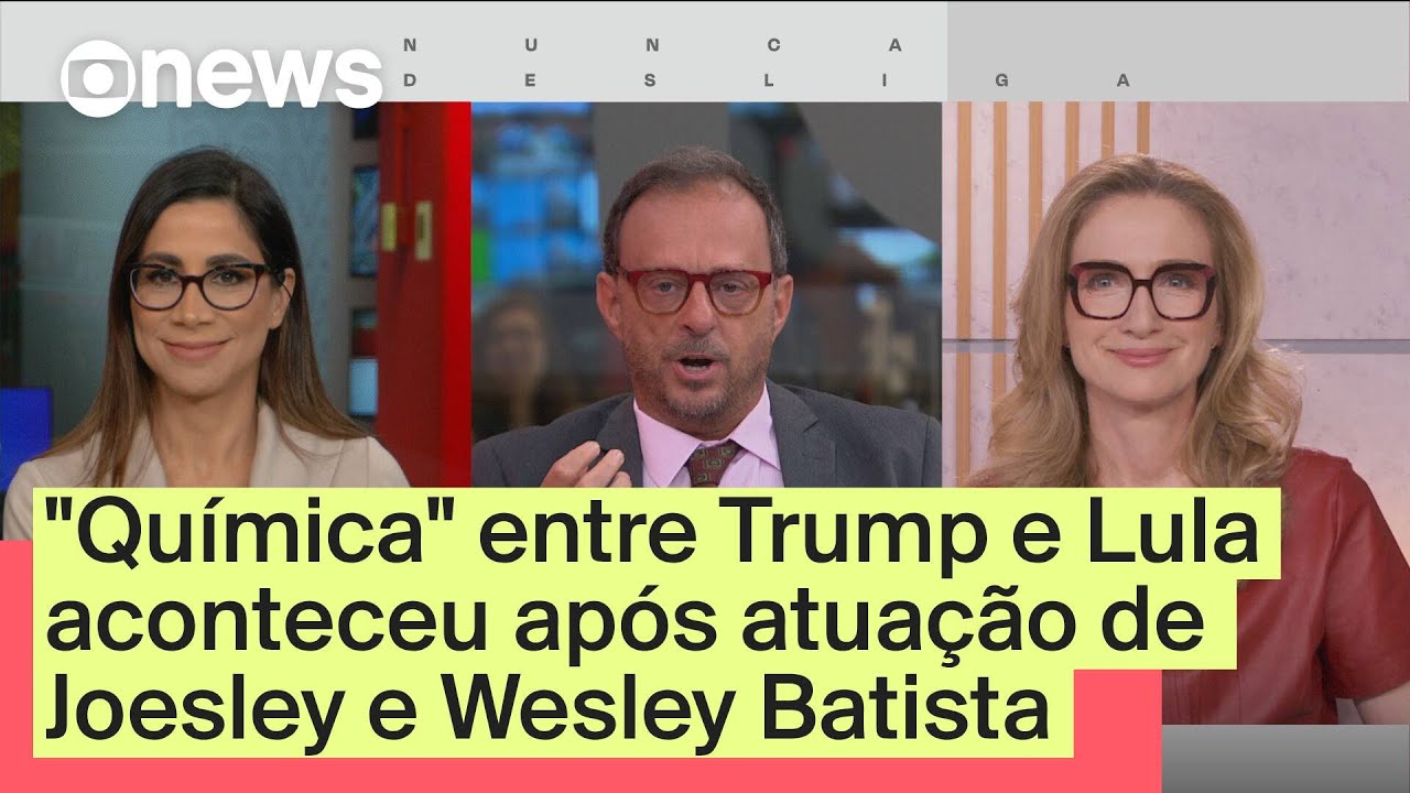 Química entre Trump e Lula aconteceu após atuação da J&F junto ao governo americano | GloboNews Mais