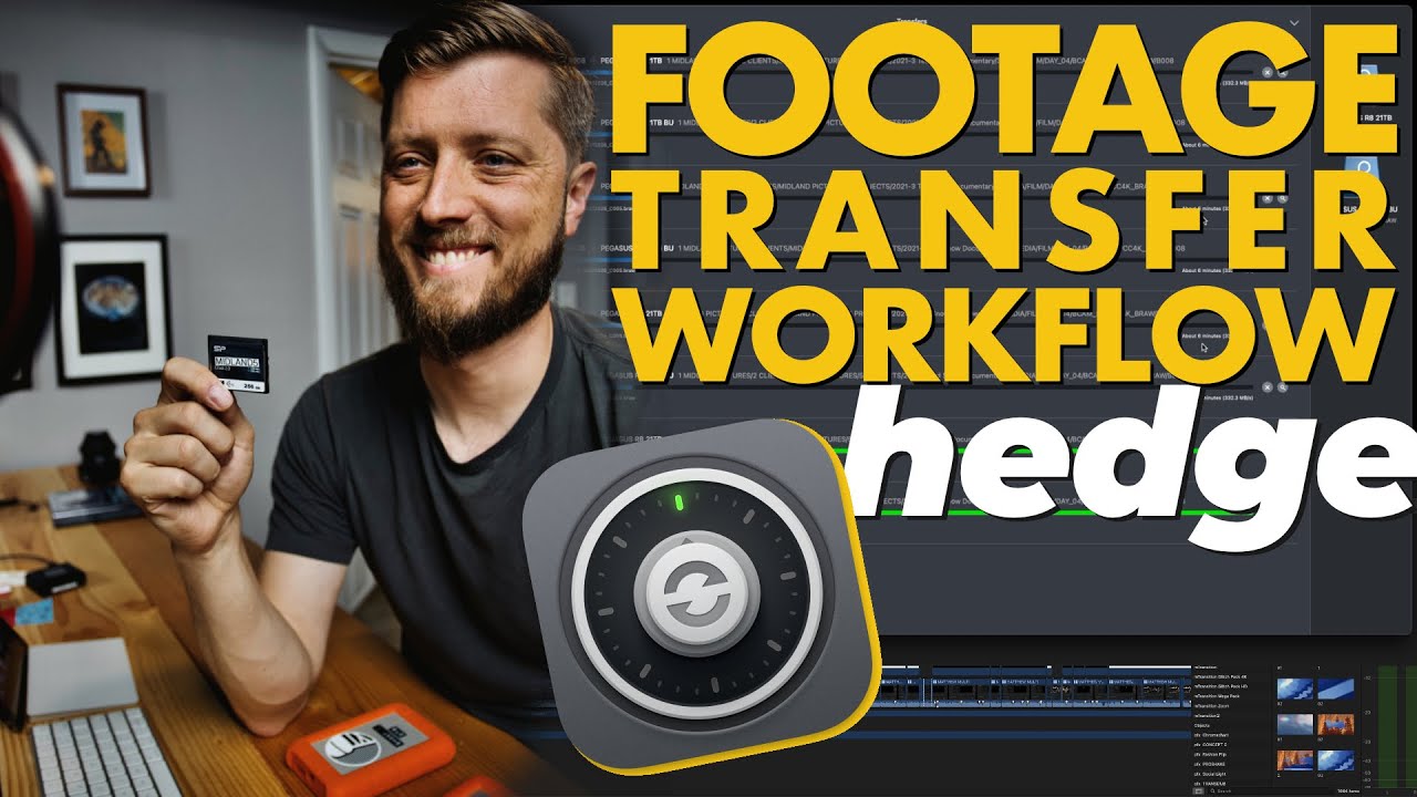 How To Transfer Video + Photos To TWO Drives SIMULTANEOUSLY | Hedge App Tutorial