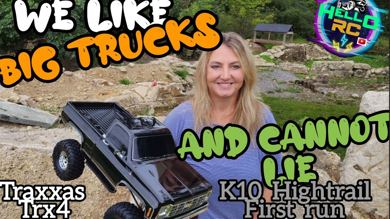 Traxxas trx4 hightrail k10 Cheyenne first run at 