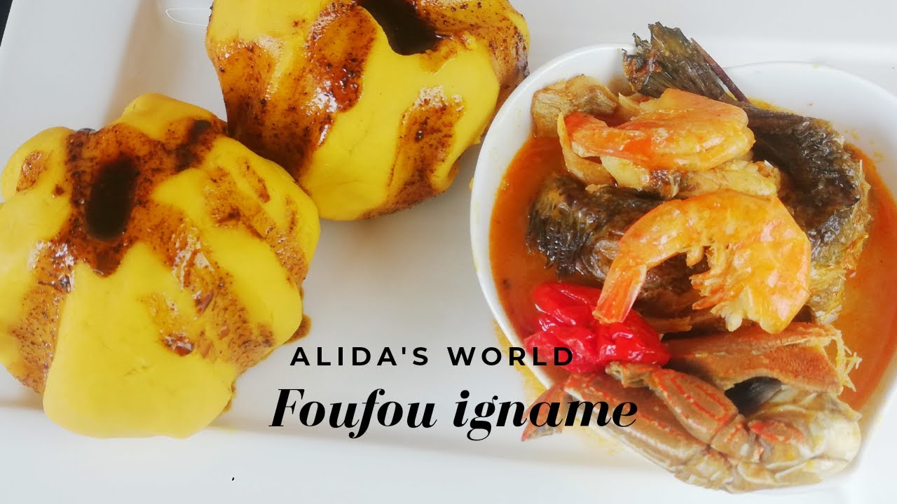 🛑 FOUFOU IGNAME DE CÔTE D'IVOIRE #foufouadjoukrou #foufouabbey