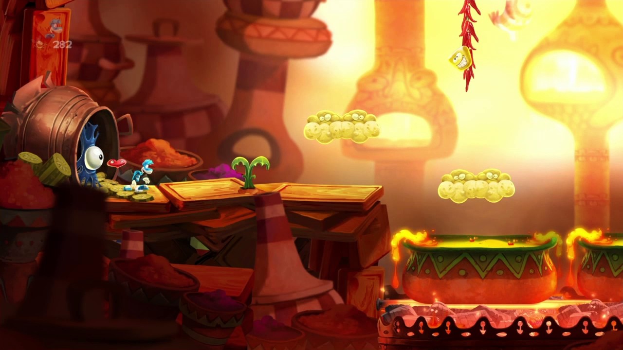 Rayman Legends - Back to Origins: Gourmand Land 100% Walkthrough