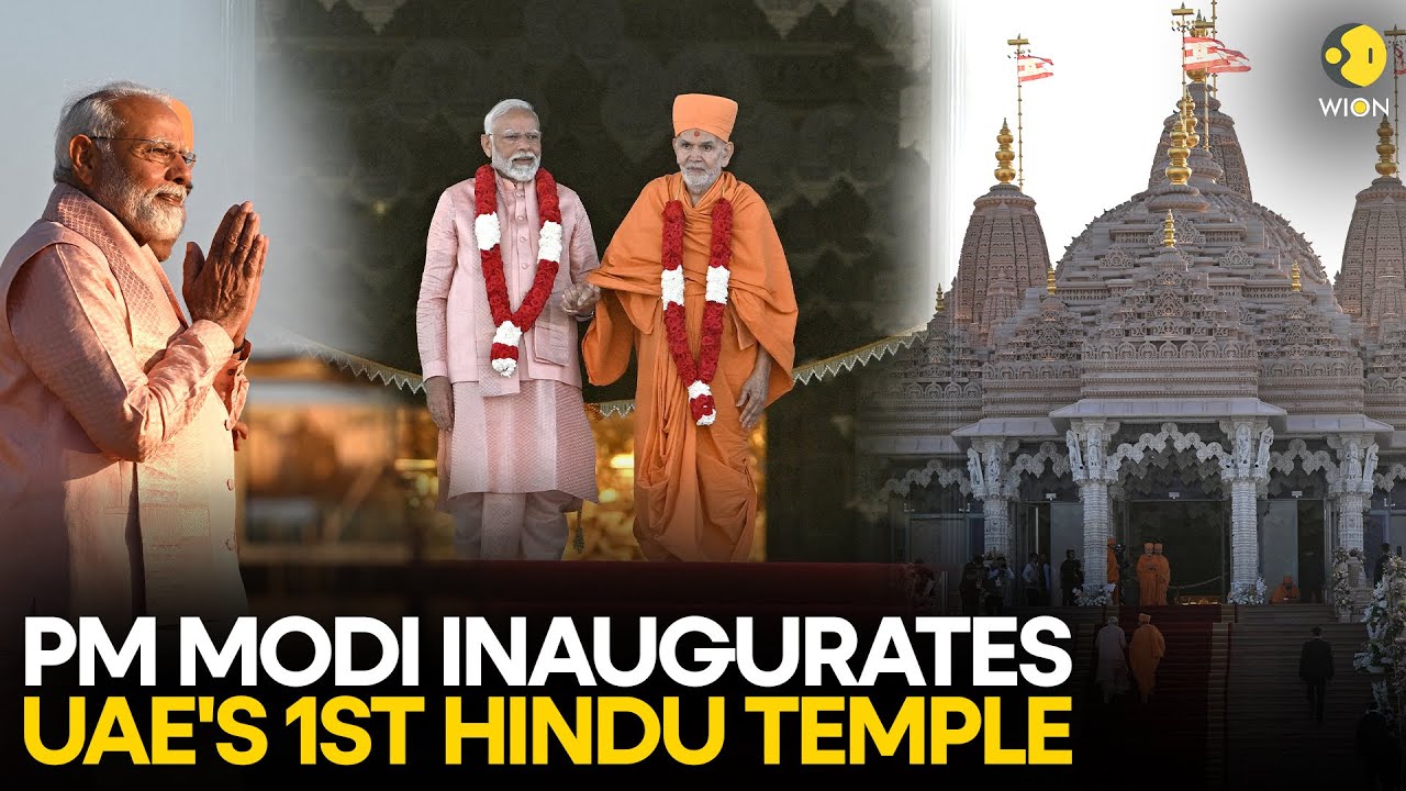 BAPS Hindu Mandir UAE: PM MODI Inaugurates UAE'S 1st Hindu Temple I WION Originals