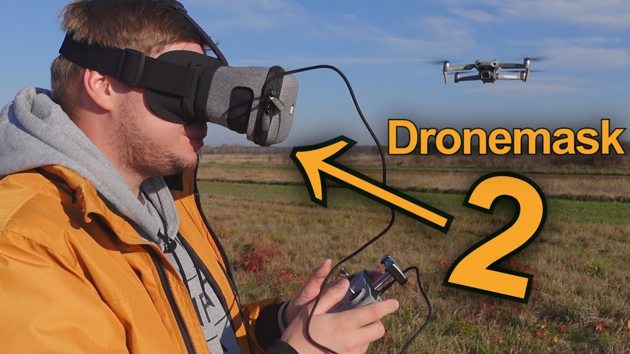 Gogle do dron&oacute;w czyli jak latać FPV z DJI Mini 3 - DRONEMASK 2