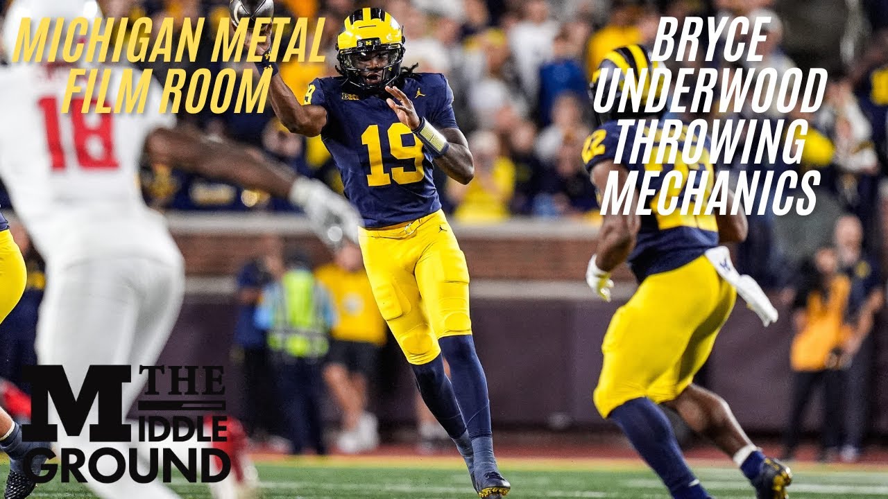Michigan Metal Film Room - Bryce Underwood Throwing Mechanics