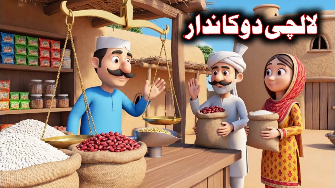 Lalachi Dukandar Pashto Cartoon Story 2026 By Pashto Dubbing