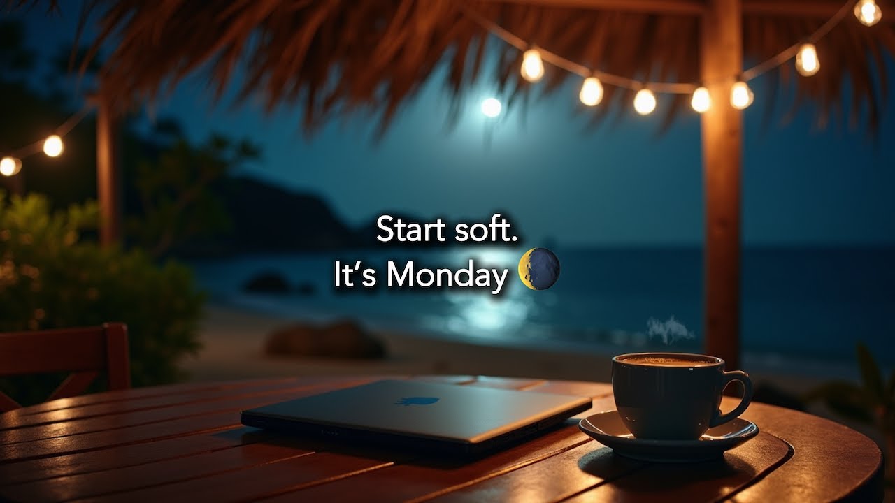 Start Soft 🌘 | Hawaiian Lofi for a Gentle Start to the Week